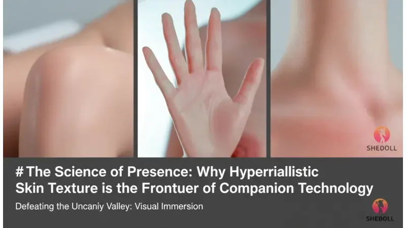 存在感の科学：コンパニオン技術の最前線となる「超リアルな肌質感」